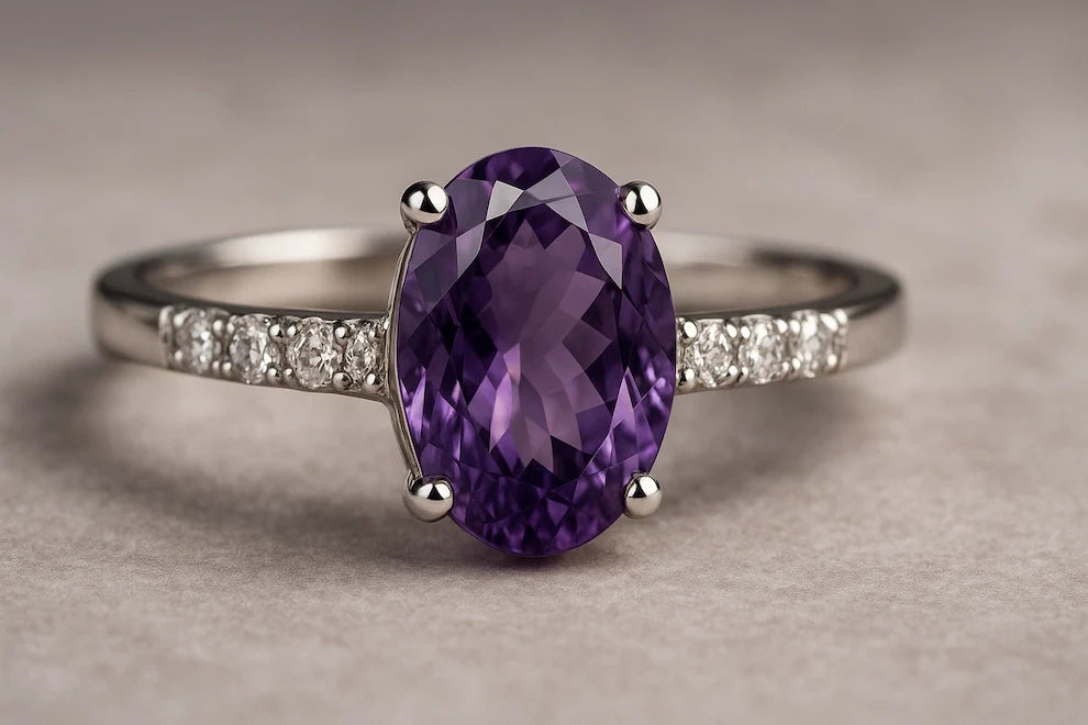 How to Choose the Perfect Amethyst Diamond Ring for You
