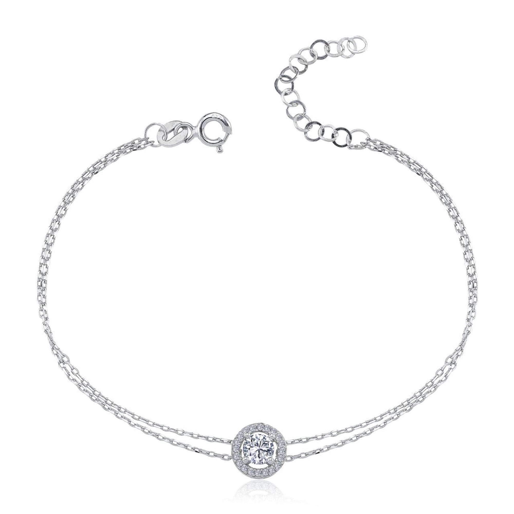 0.50 Carat Effective Diamond Solitaire Bracelet