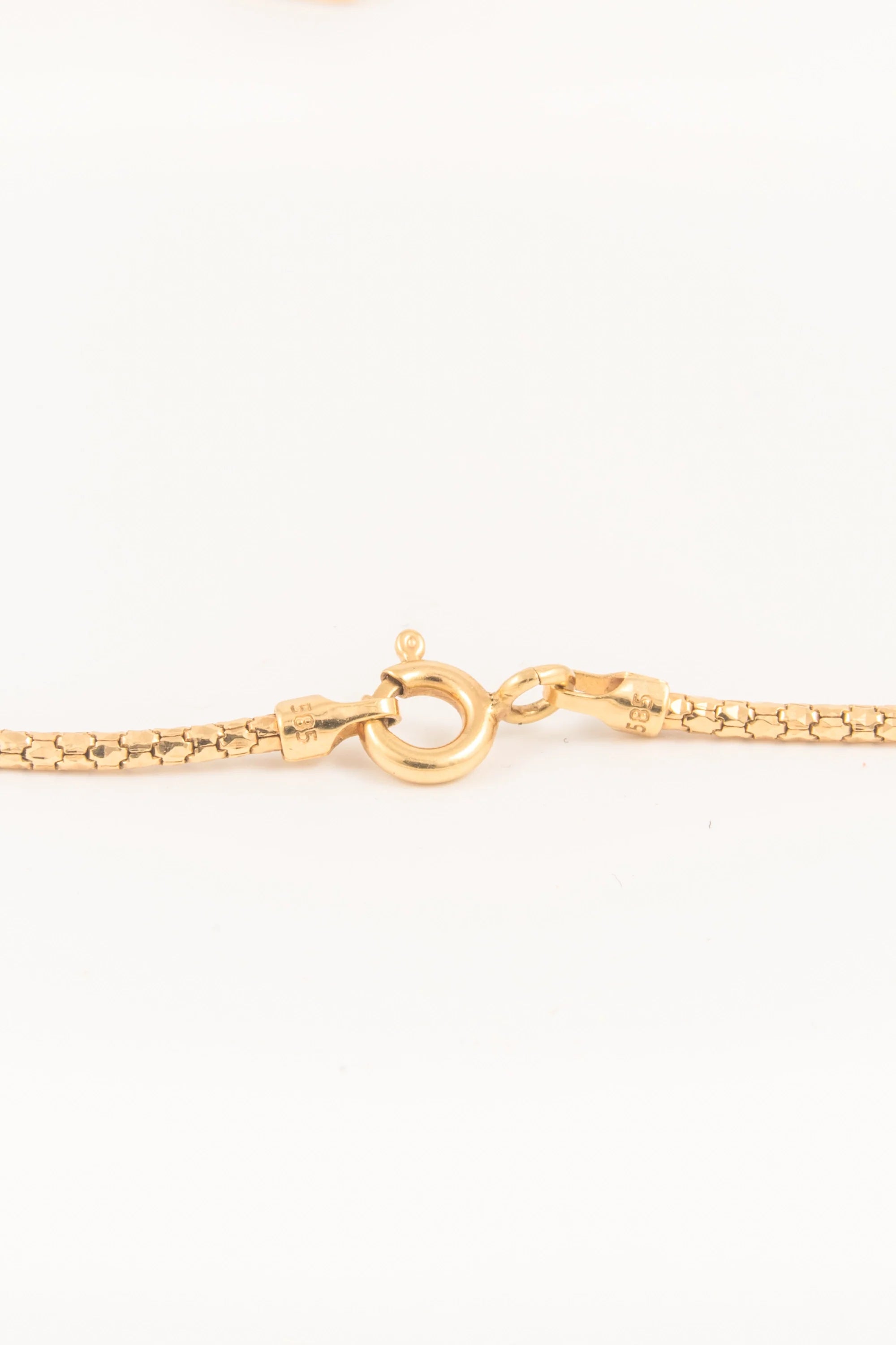14K Gold Initial Letter Necklace