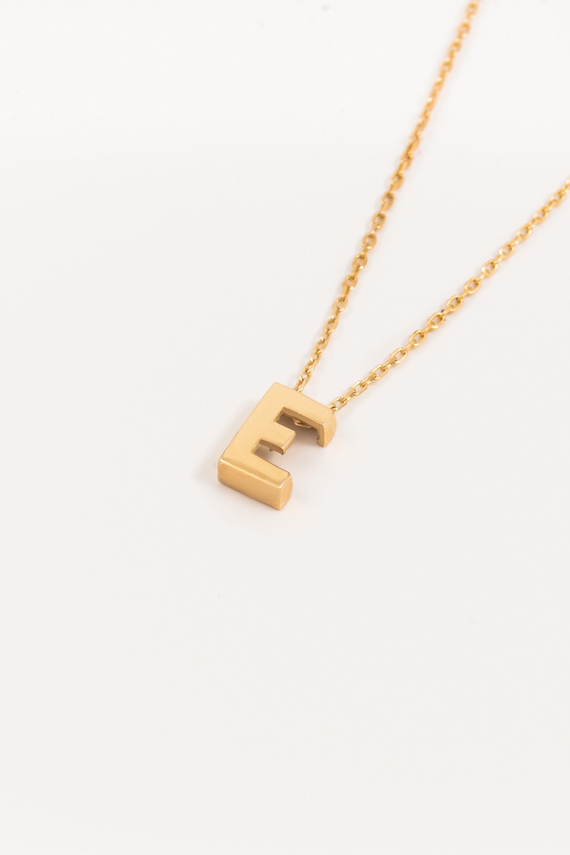 14K Gold Personalized Initial Necklace