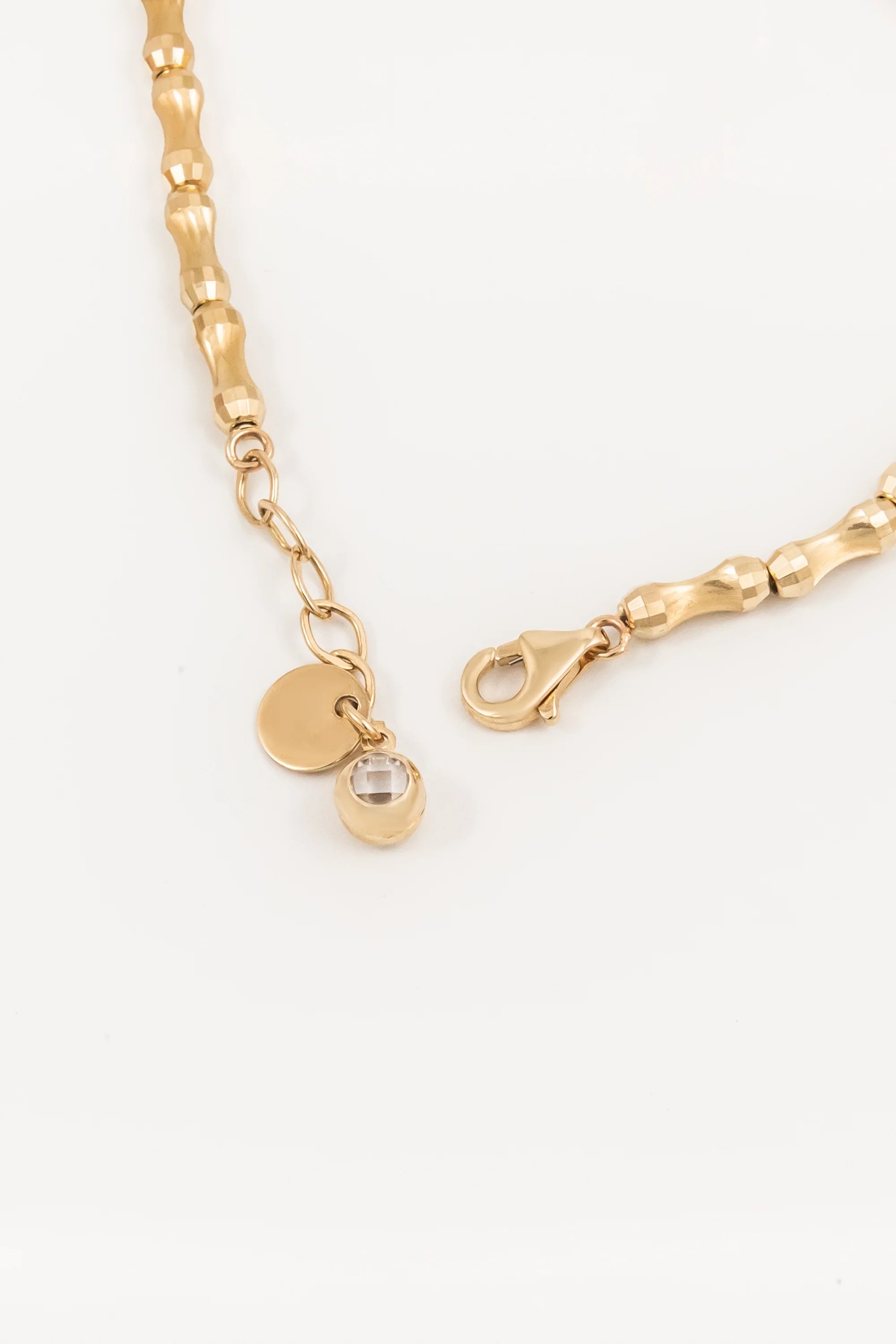 14K Gold Bamboo Bracelet