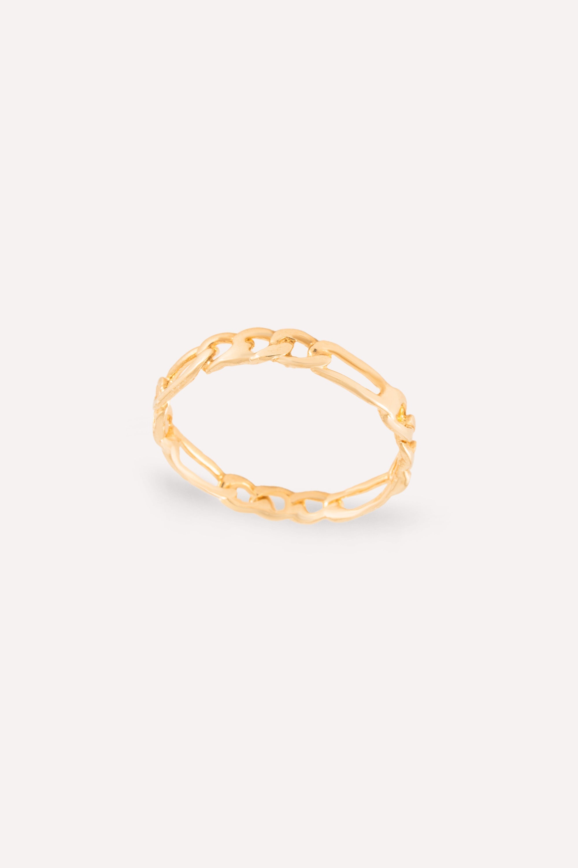 14K Gold Chain Link Ring