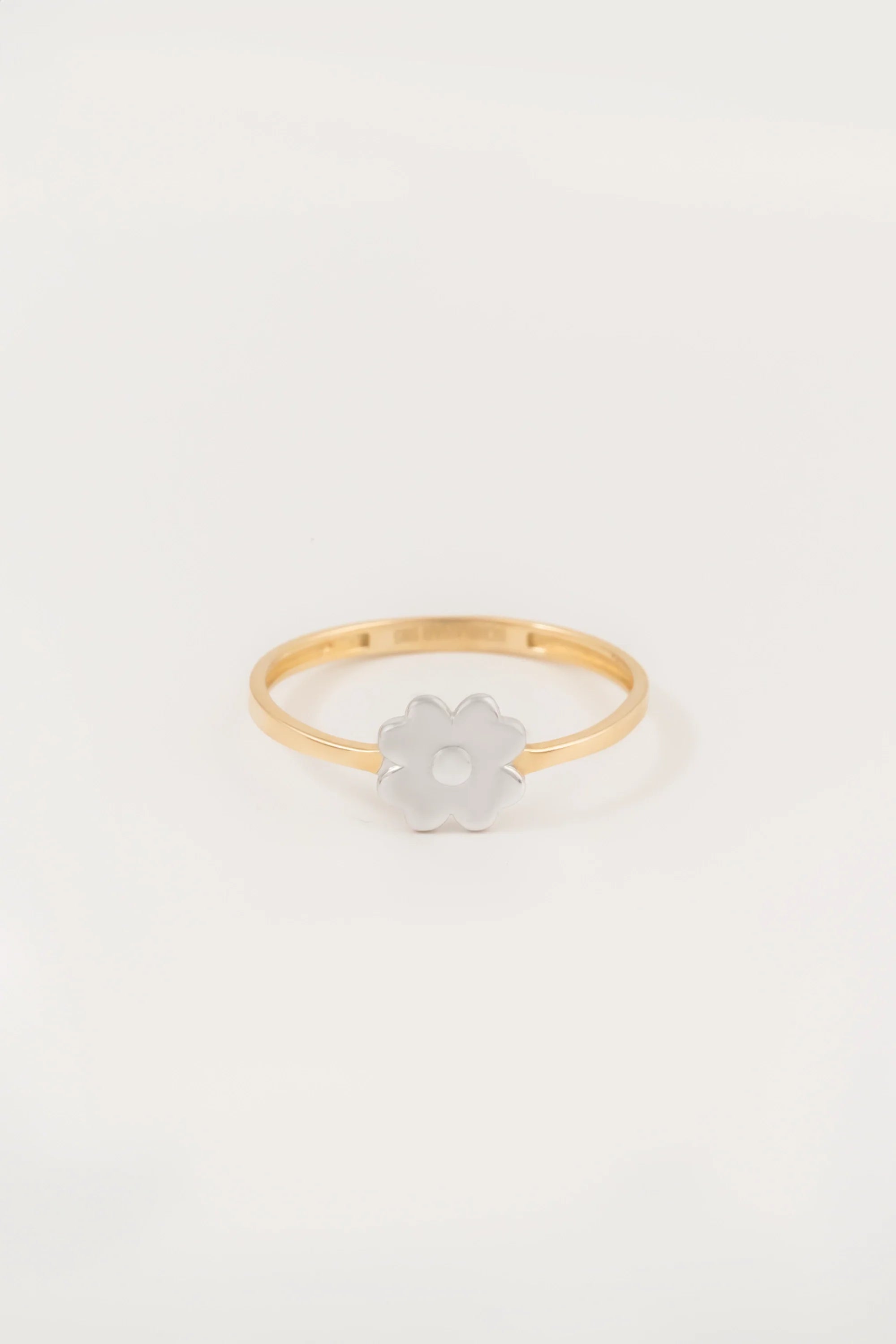 14K Gold Magnolia Ring