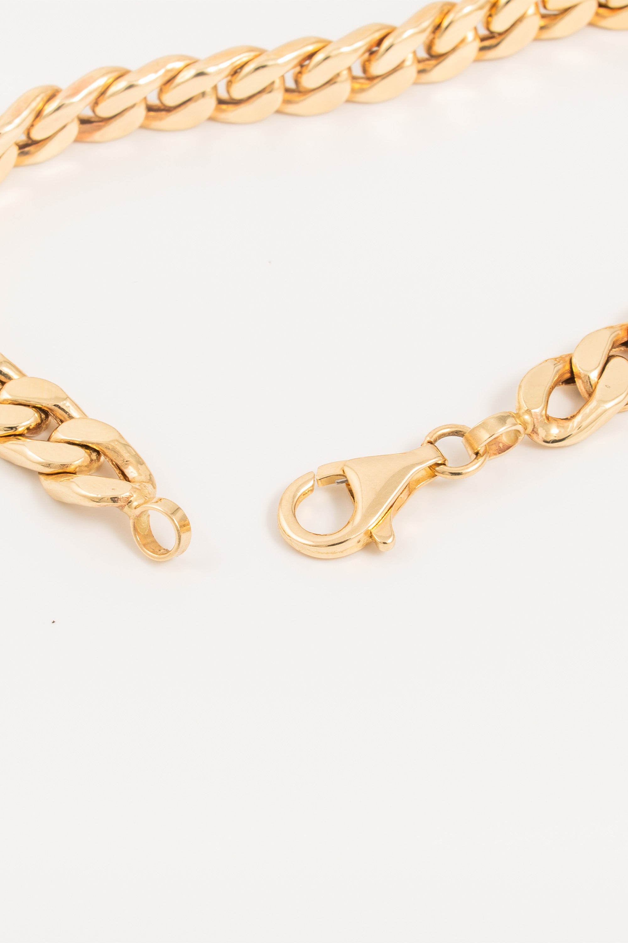 14K Gold Cuban Chain Bracelet