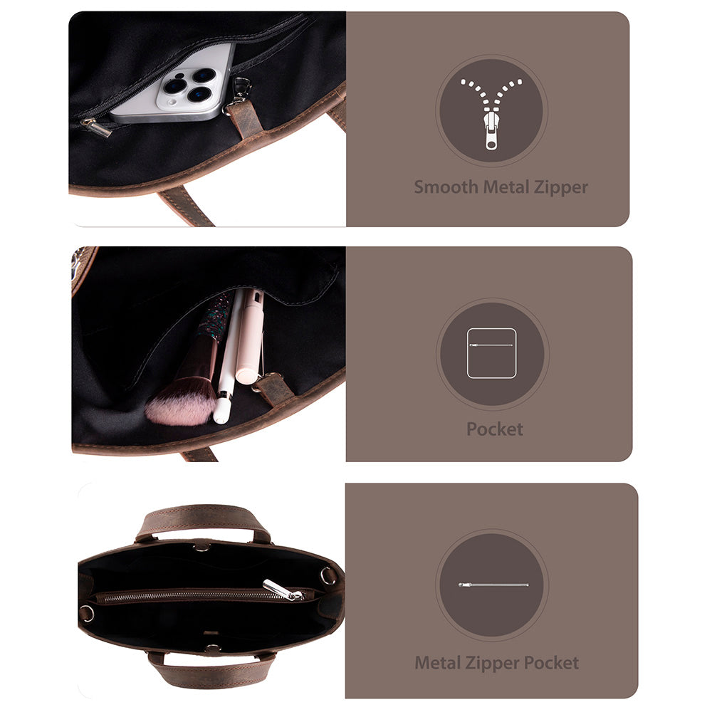 Valetto Leather Tote Bag