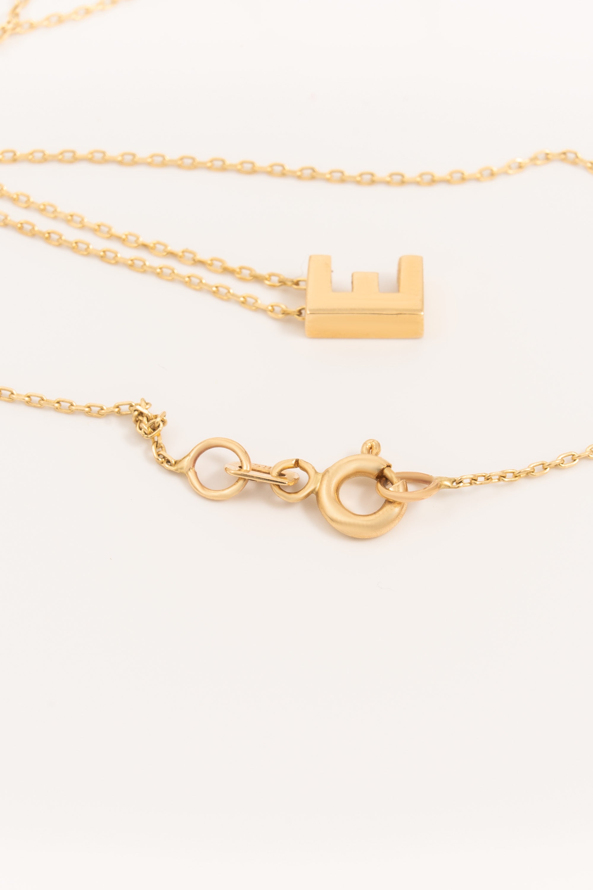 14K Gold Personalized Initial Necklace