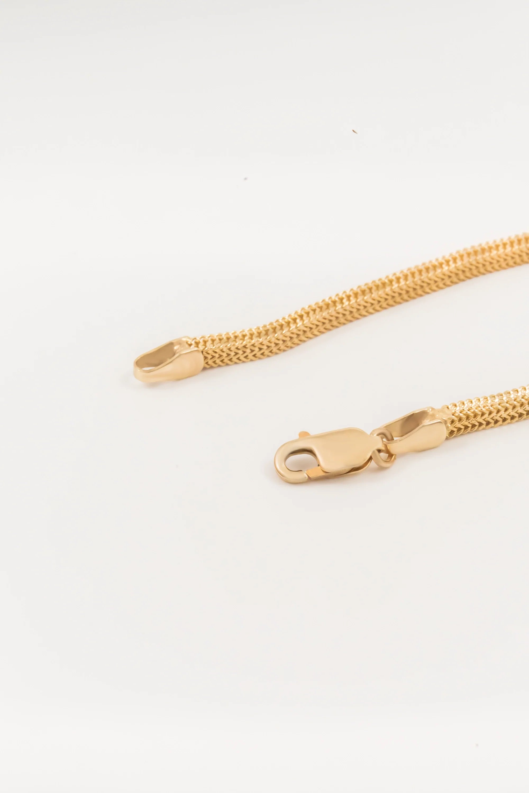 14K Gold Bismarck Chain Bracelet