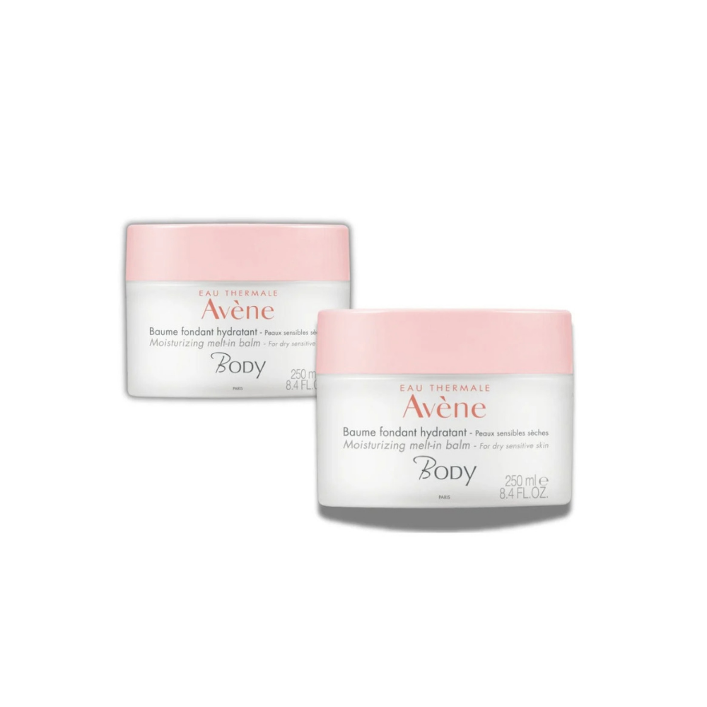 Avène Body Baume Fondant Hydratant 250 ml / 8.5 fl oz Body Moisturizer (2-Pack)