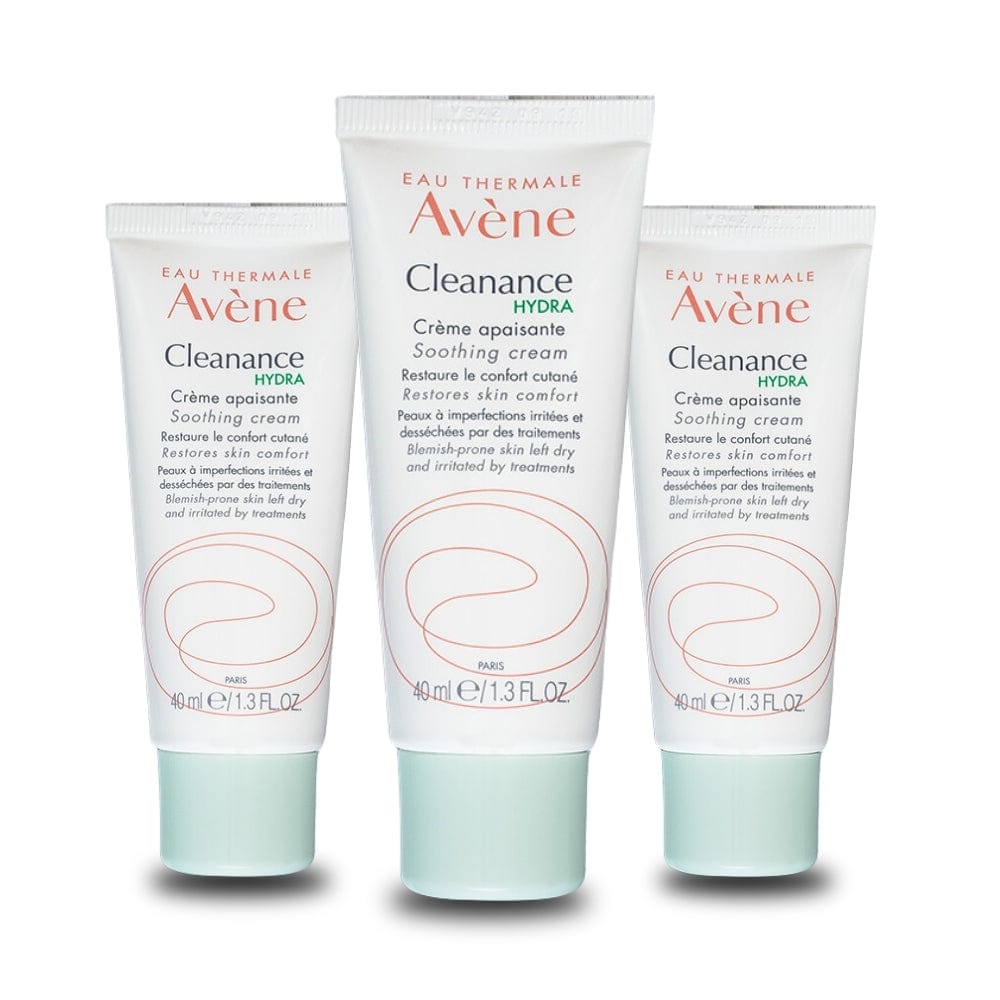 Avène Cleanance Hydra Cream 40 ml / 1.4 fl oz Moisturizing Cream (3-Pack)