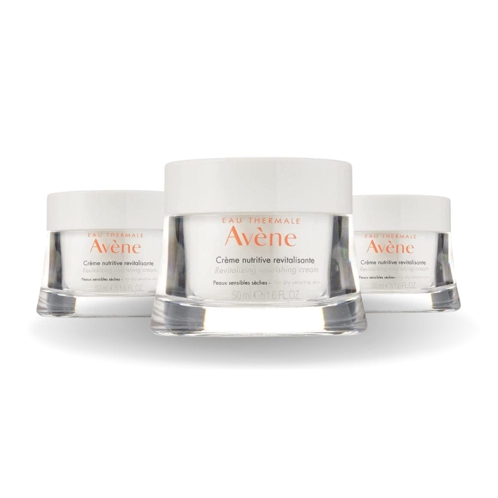 Avène Creme Nutritive Compensating 50 ml / 1.7 fl oz Moisturizer Cream (3-Pack)