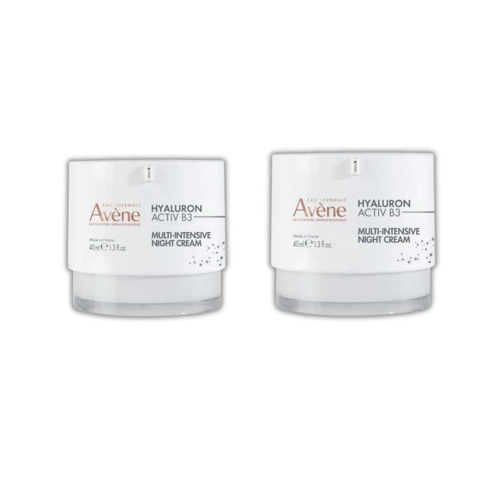 Avène Hyaluron Activ B3 Night Cream 40 ml / 1.4 fl oz (2-Pack)