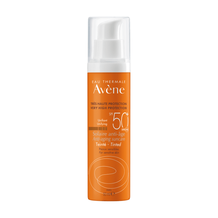 Avène Solaire Anti-age SPF50 Anti-Aging Tinted Sunscreen 50 ml / 1.7 fl oz