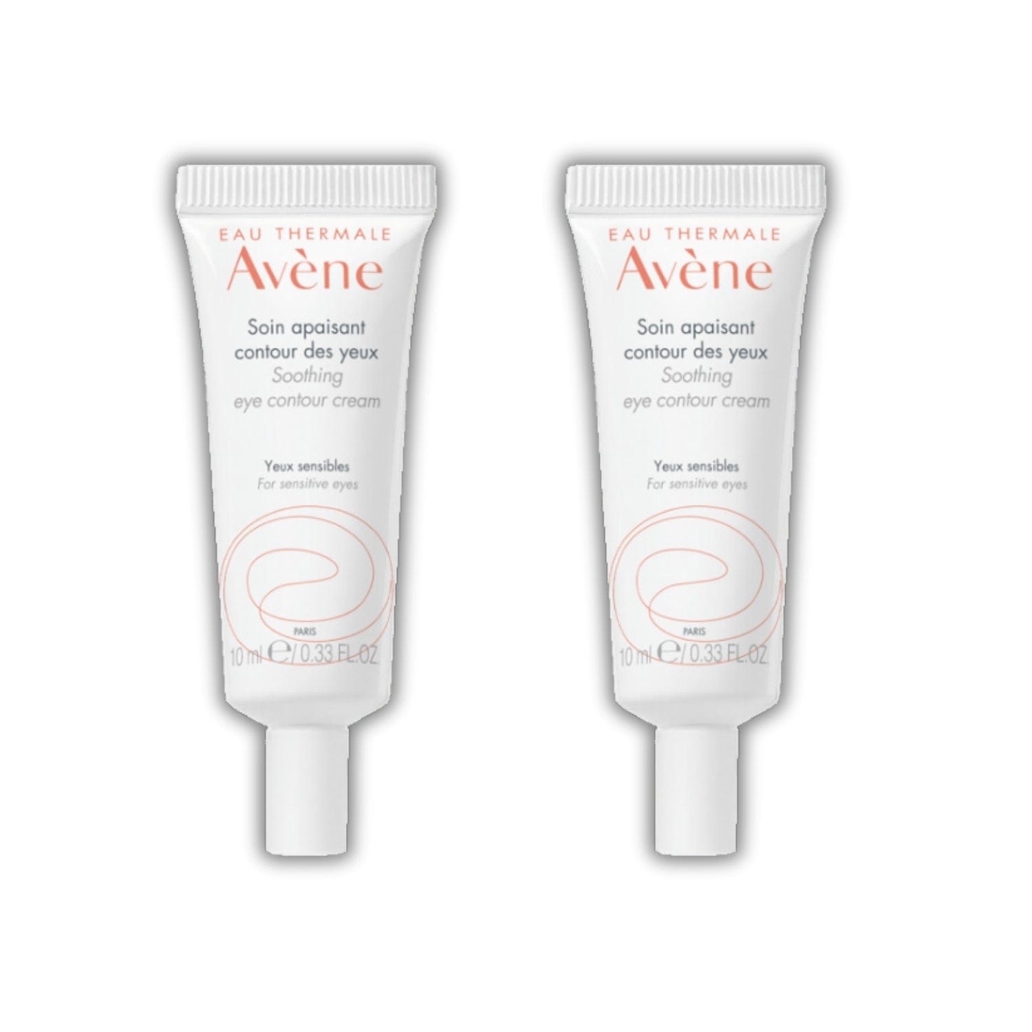 Avène Soothing Care Cream for Eye Contour 10 ml / 0.3 fl oz (2-Pack)
