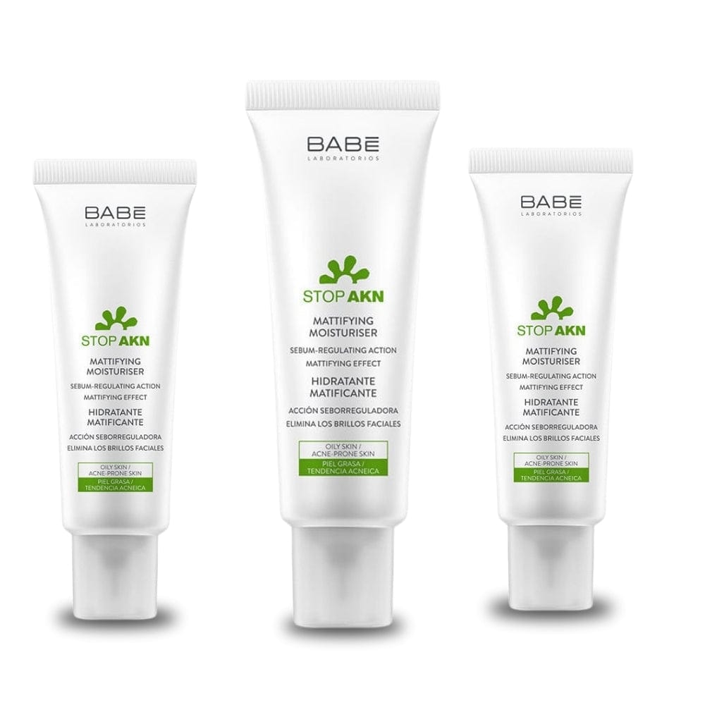 Babe Stop Akn Mattifying Moisturising Cream 50 ml / 1.7 fl oz (3-Pack)