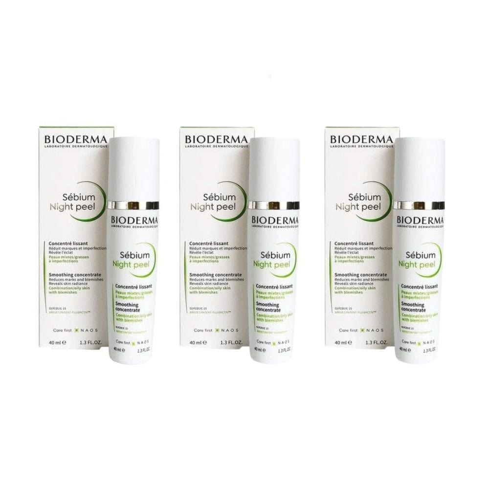 Bioderma Sebium Night Peel 40 ml / 1.4 fl oz (3-Pack)