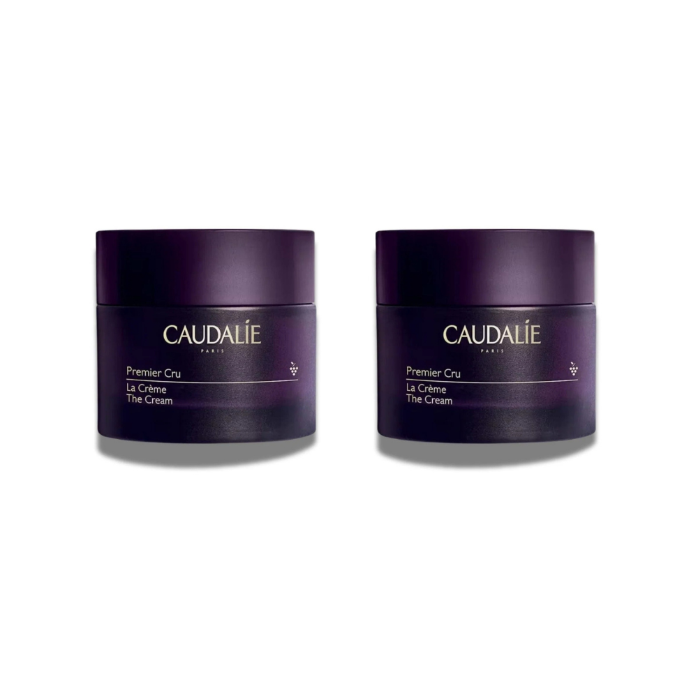 Caudalie Premier Cru Anti Ageing Moisturizer with Hyaluronic Acid - 50 ml / 1.7 fl oz (2-Pack)