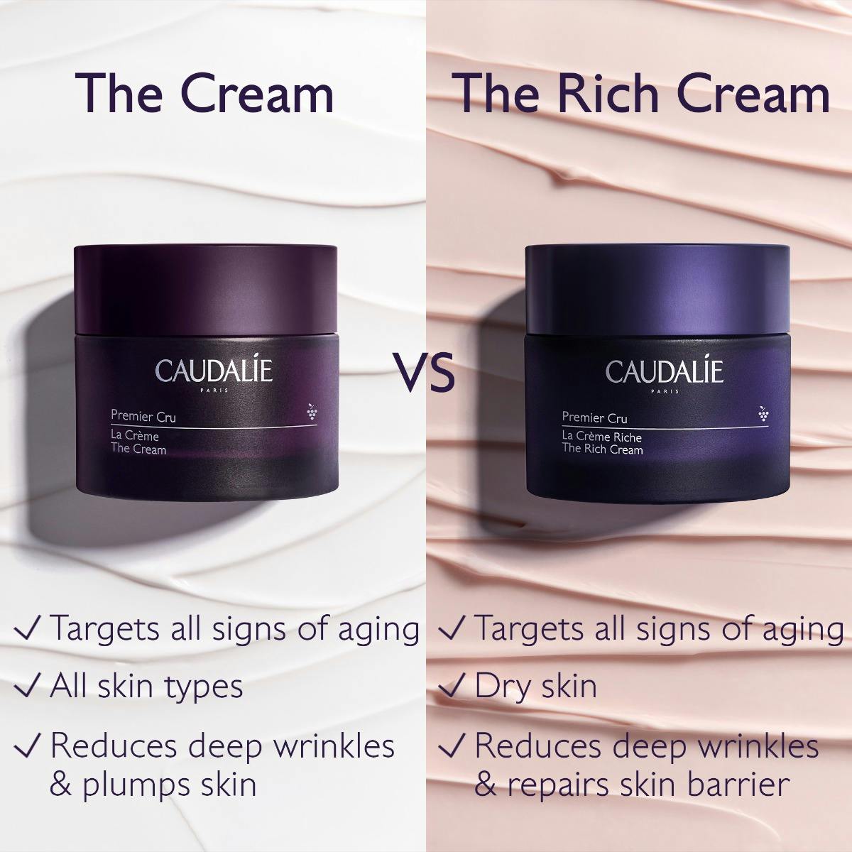 Caudalie Premier Cru Barrier Rich Moisturizer with Ceramides - Refill NEW