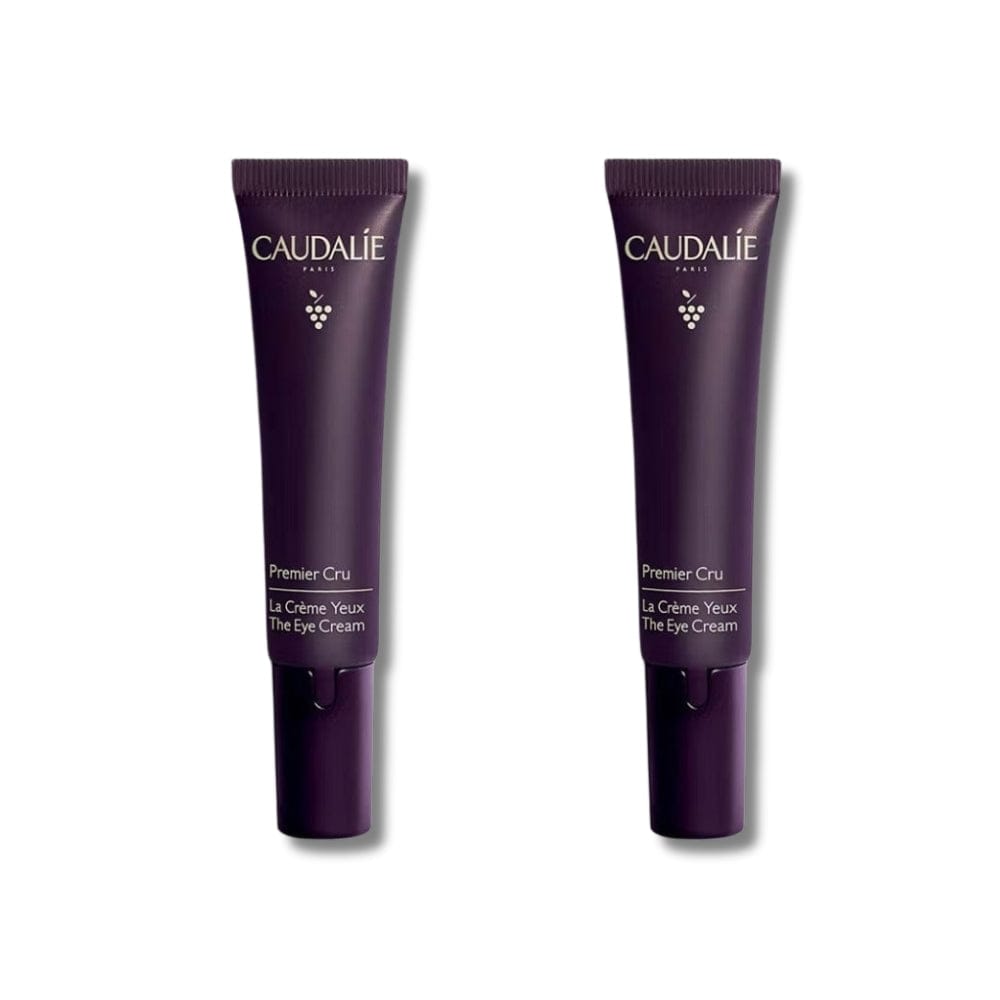 Caudalie Premier Cru The Eye Cream 15 ml / 0.5 fl oz Anti-Wrinkle Eye Cream (2-Pack)