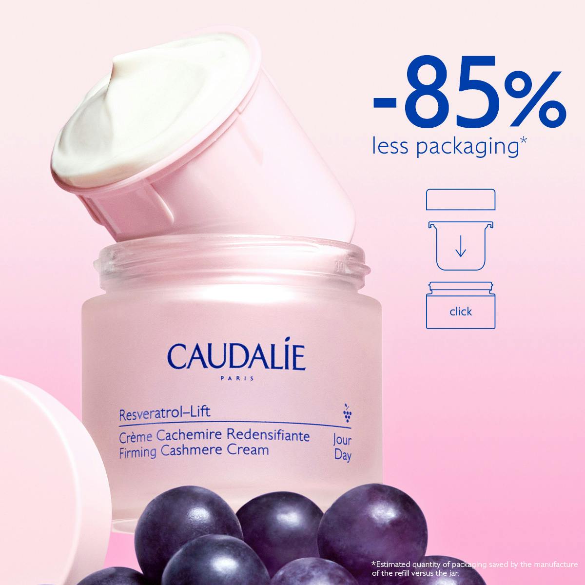 Caudalie Resveratrol Lift Face Lifting Cashmere Cream 50 ml / 1.7 fl oz