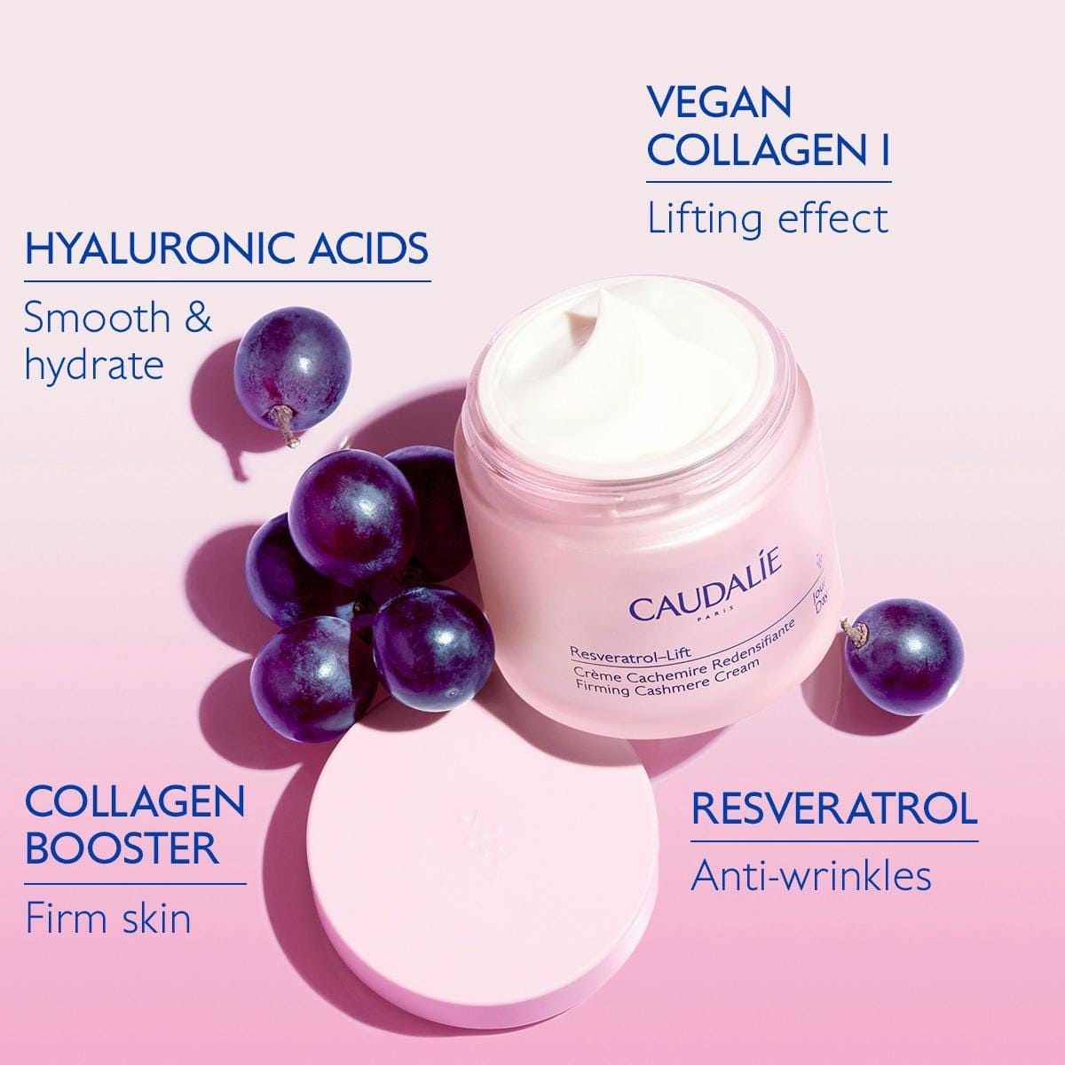 Caudalie Resveratrol Lift Face Lifting Cashmere Cream 50 ml / 1.7 fl oz
