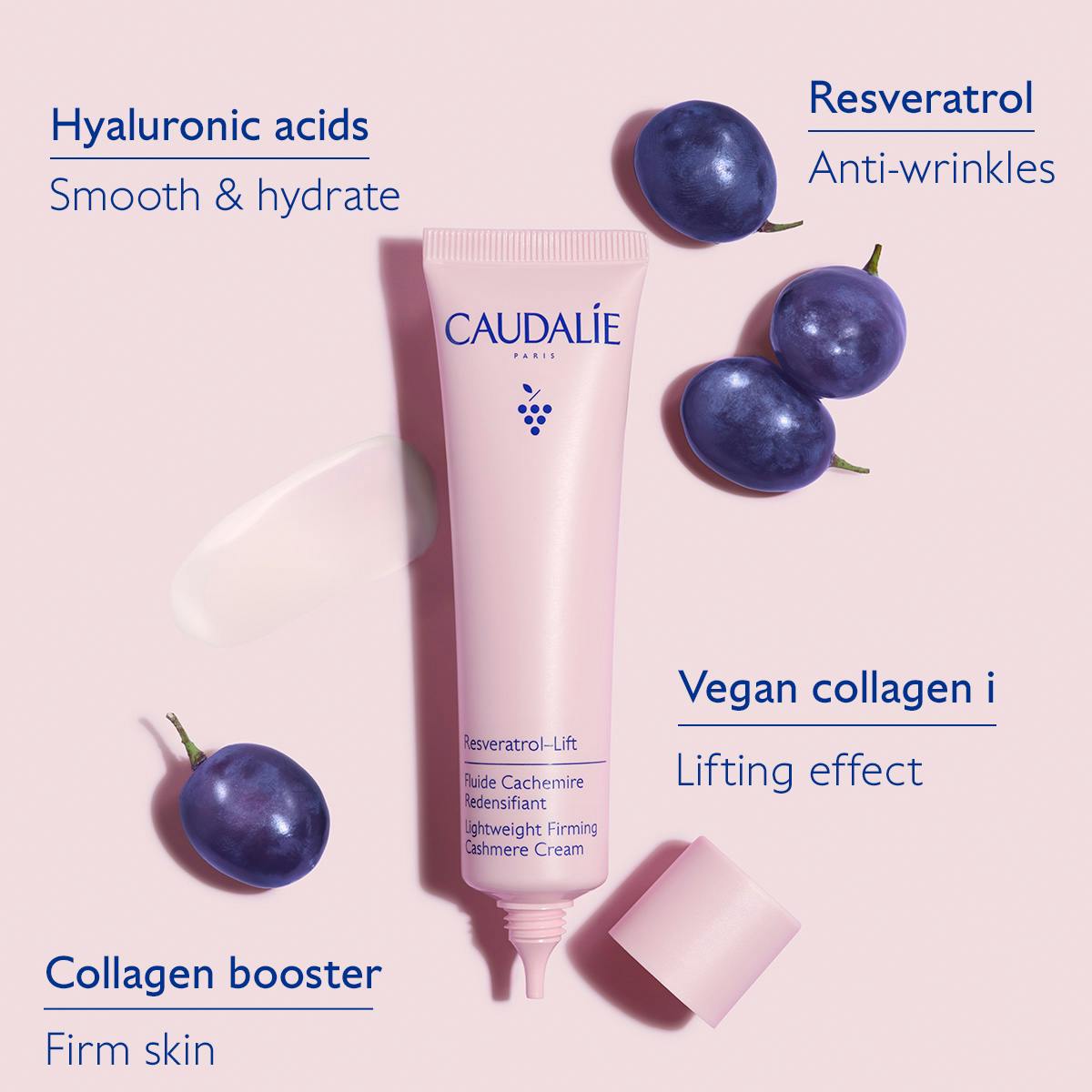 Caudalie Resveratrol-lift Lightweight Firming Cashmere Cream 40 ml / 1.4 fl oz