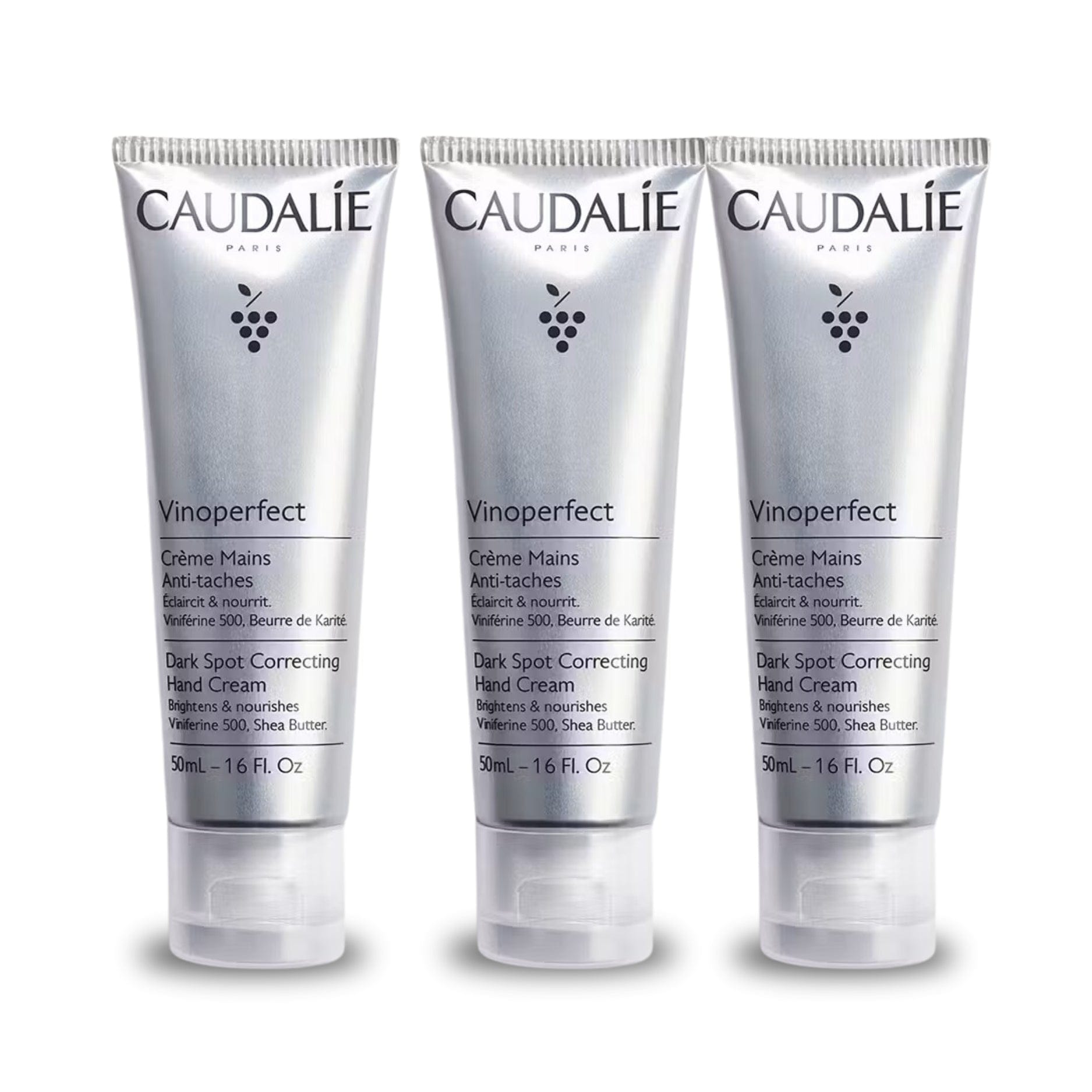Caudalie Vinoperfect Anti-Spot Hand Care Cream 50 ml / 1.7 fl oz (3-Pack)