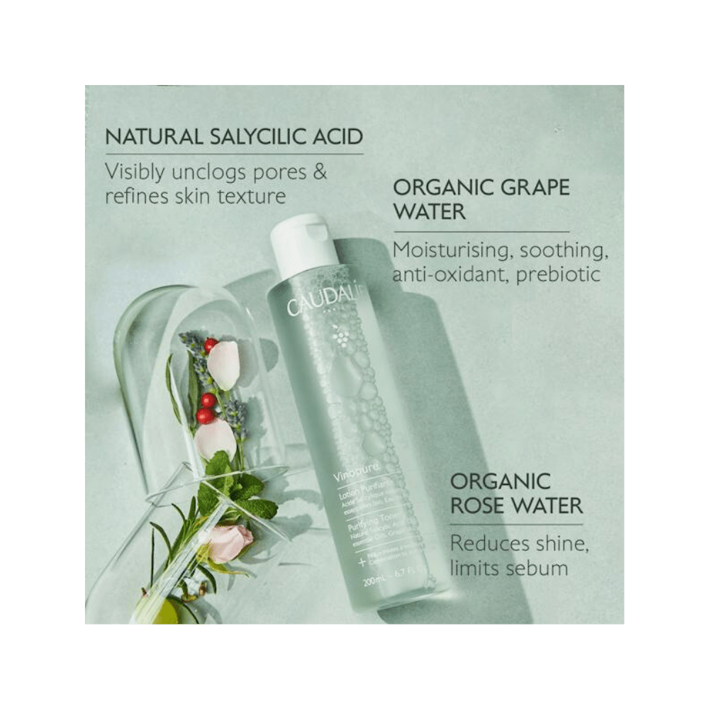 Caudalie Vinopure Cleansing Toner 200 ml / 6.8 fl oz