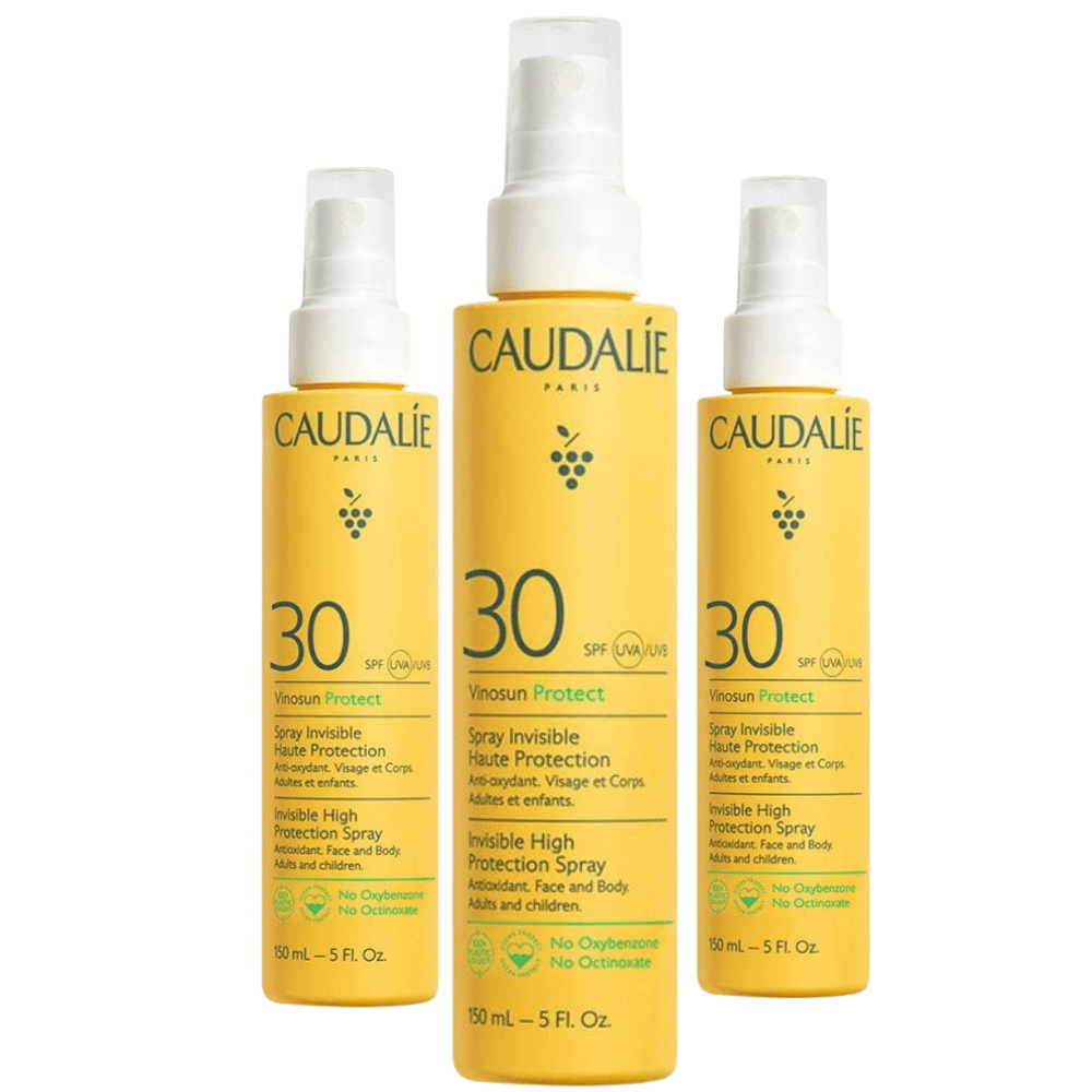 Caudalie Vinosun Protect Spf 30 Sun Spray 150 ml / 5.1 fl oz (3-Pack)