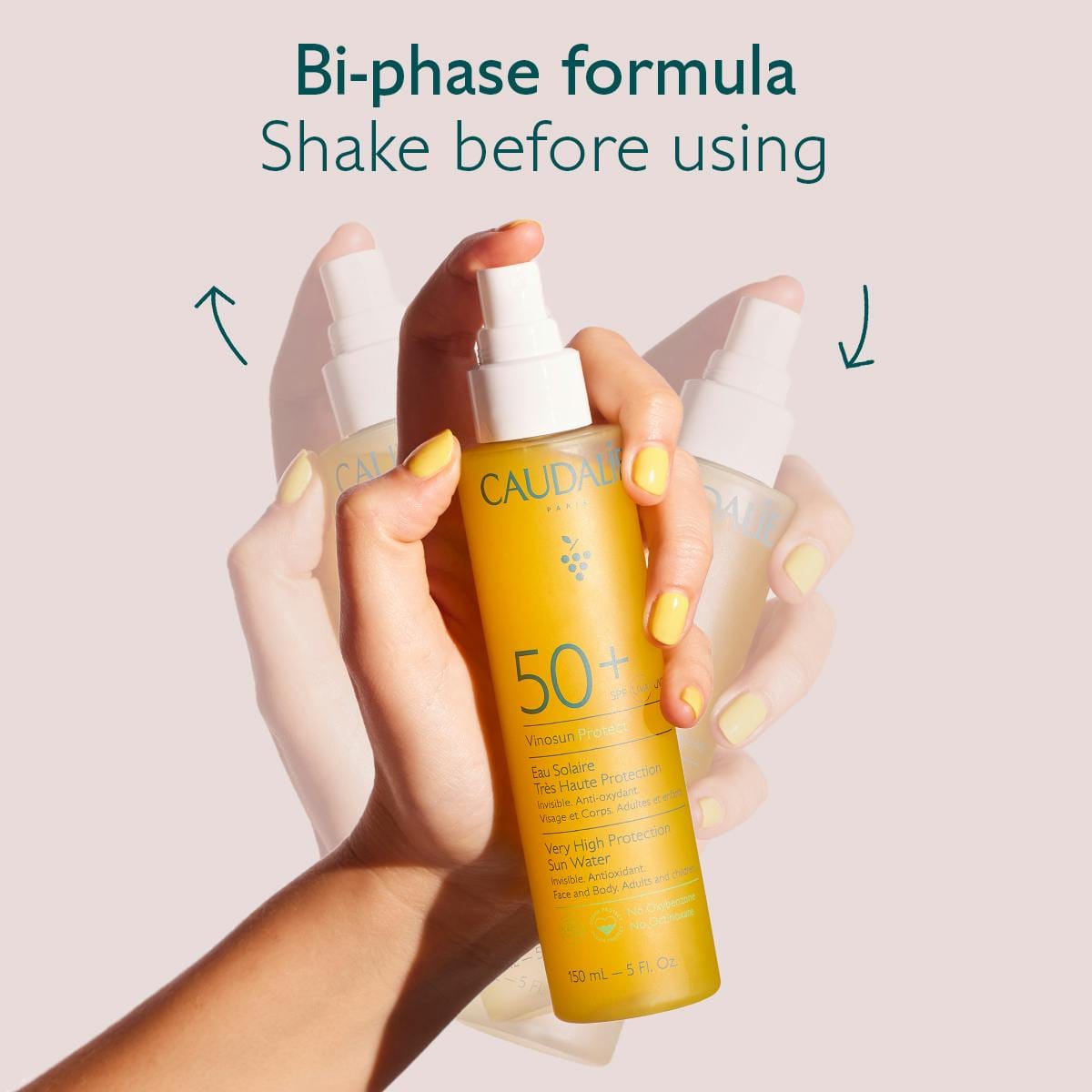 Caudalie Vinosun Protect Spf 50 Sun Water 150 ml / 5.1 fl oz (2-Pack)