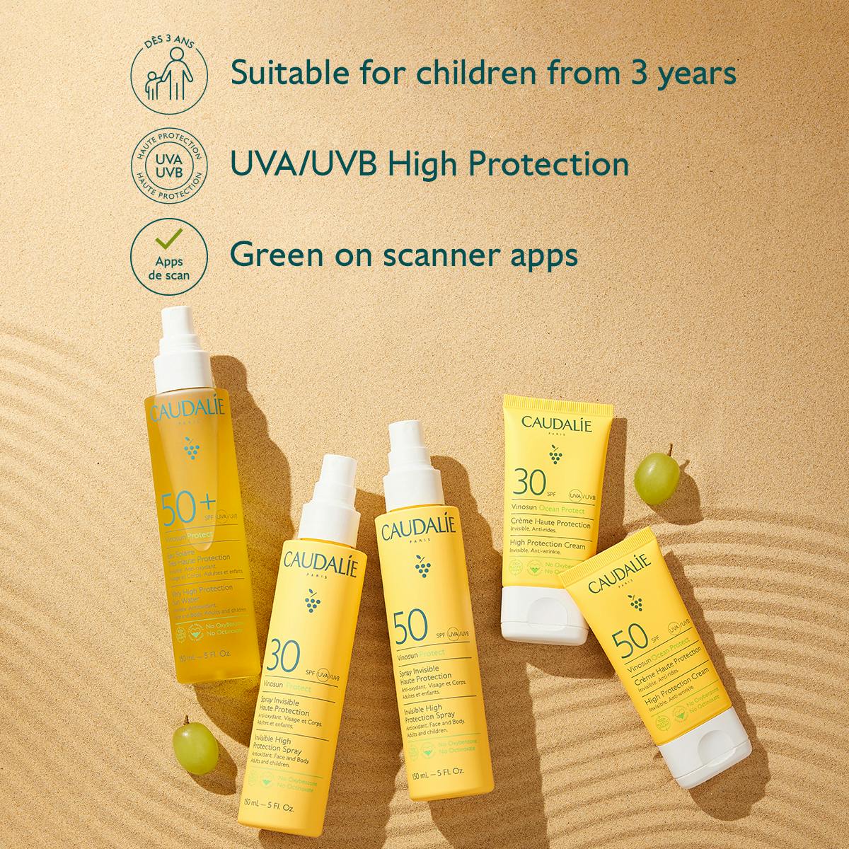 Caudalie Vinosun Protect Spf 50 Sun Water 150 ml / 5.1 fl oz (2-Pack)
