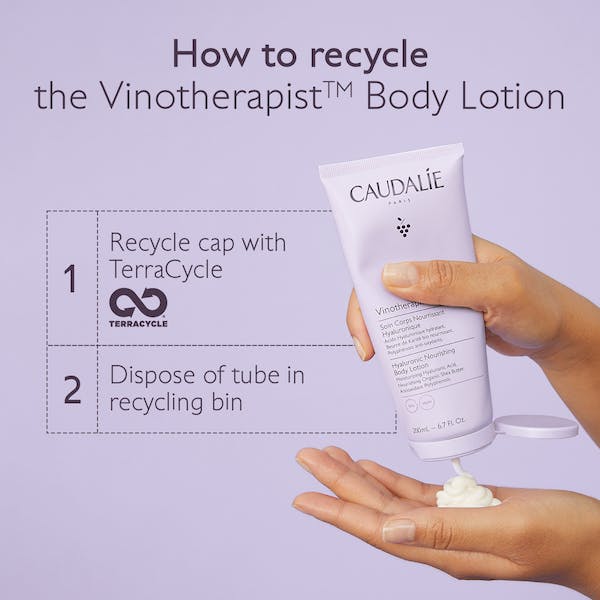 Caudalie Vinotherapist Nourishing Hyaluronic Body Lotion 200 ml / 6.8 fl oz (2-Pack)