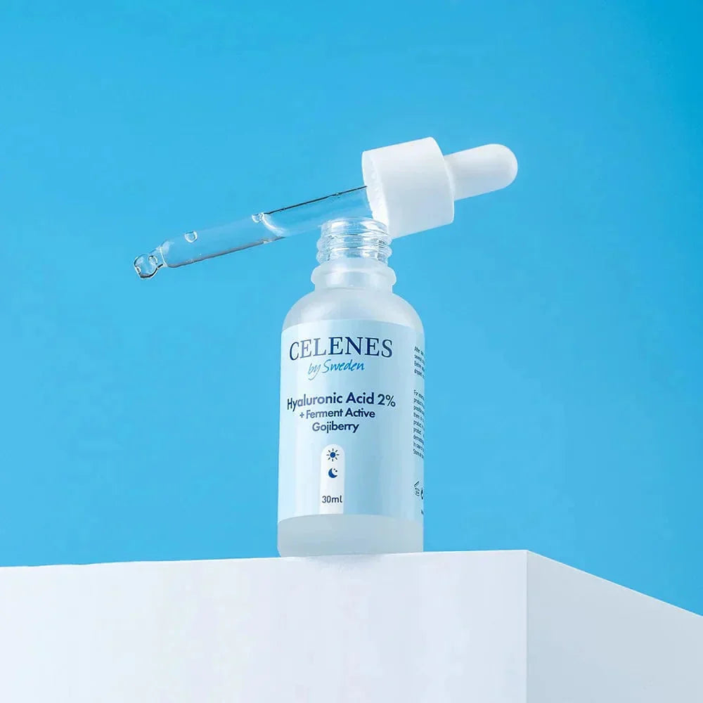 Celenes by Sweden Rena Hyaluronic Acid 2% +Ferment Active Gojiberry 30 ml / 1 fl oz