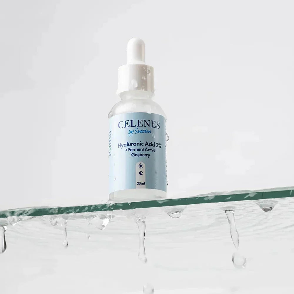 Celenes by Sweden Rena Hyaluronic Acid 2% +Ferment Active Gojiberry 30 ml / 1 fl oz