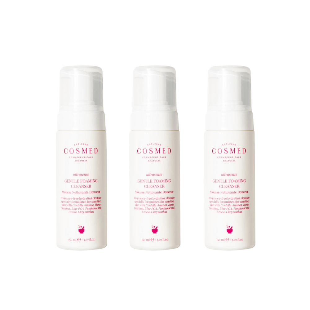 Cosmed Gentle Foaming Cleanser 150 ml / 5.1 fl oz (3-Pack)