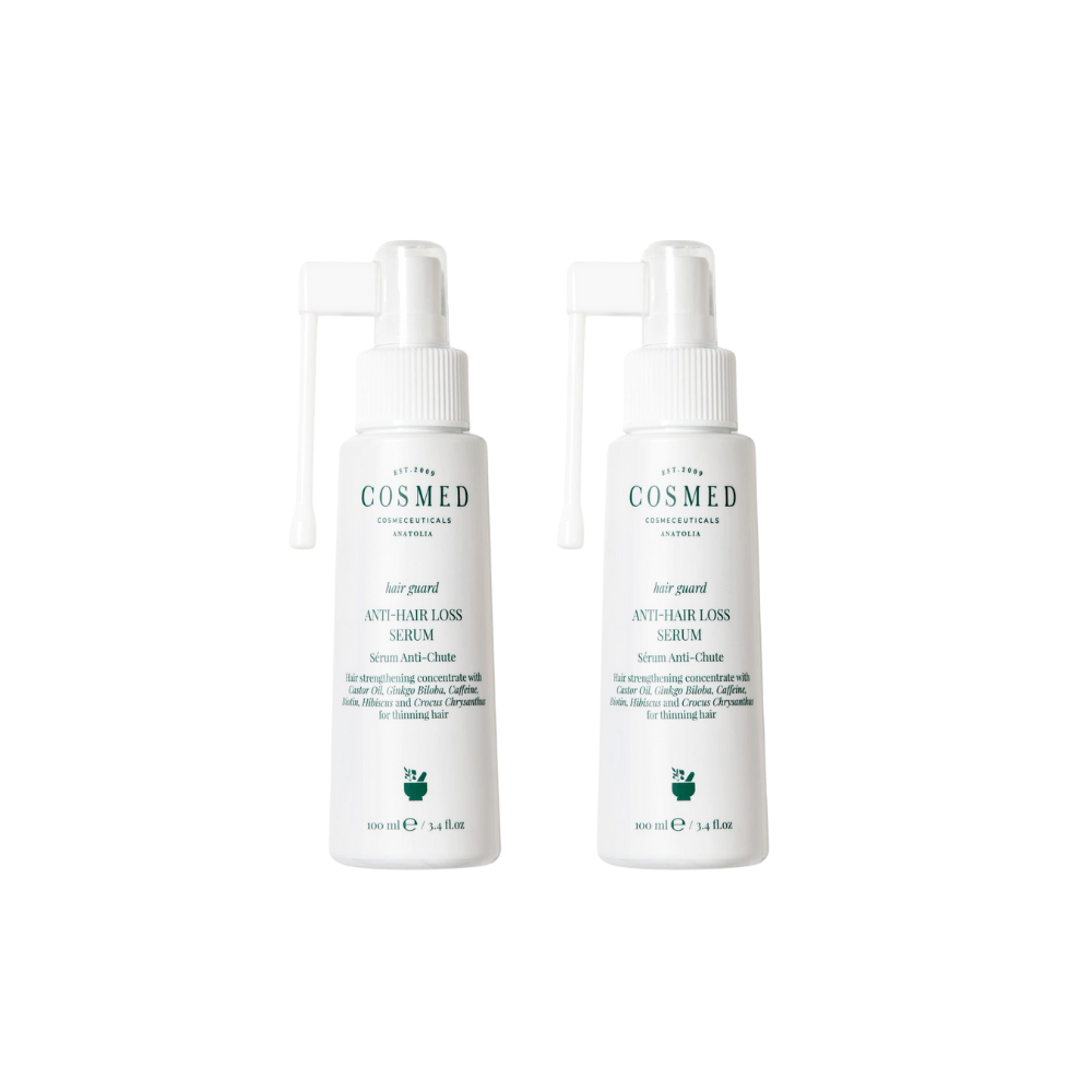 Cosmed Hair Guard Anti Hair Loss Serum - Sulfate Free, Salt Free Anti Hair Loss Serum 100 ml / 3.4 fl oz (2-Pack)