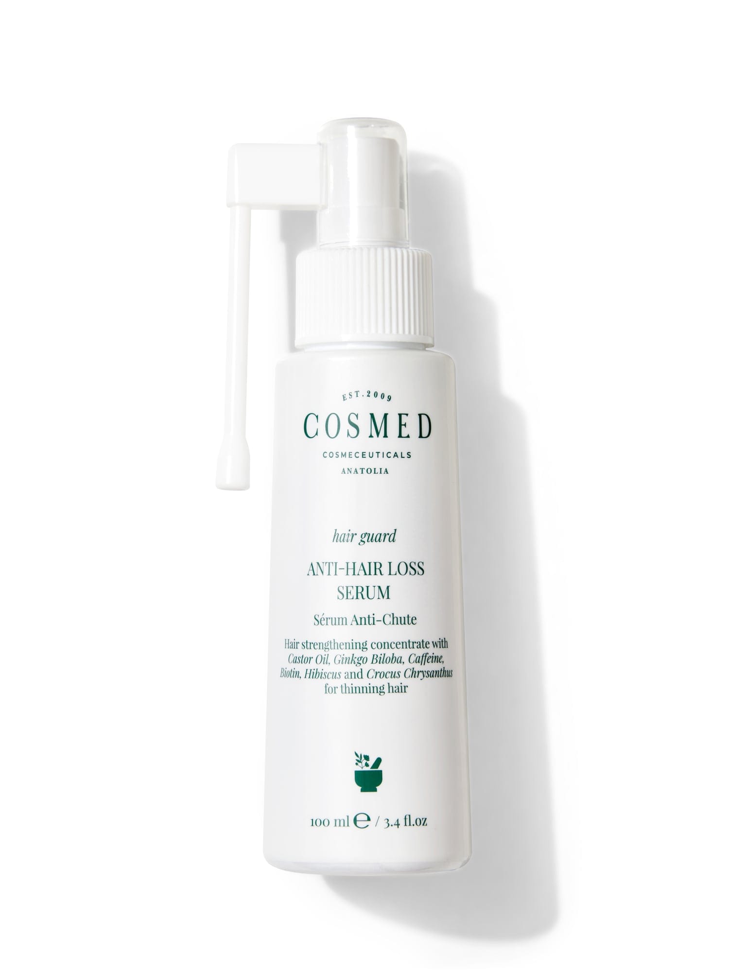 Cosmed Hair Guard Anti Hair Loss Serum - Sulfate Free, Salt Free Anti Hair Loss Serum 100 ml / 3.4 fl oz