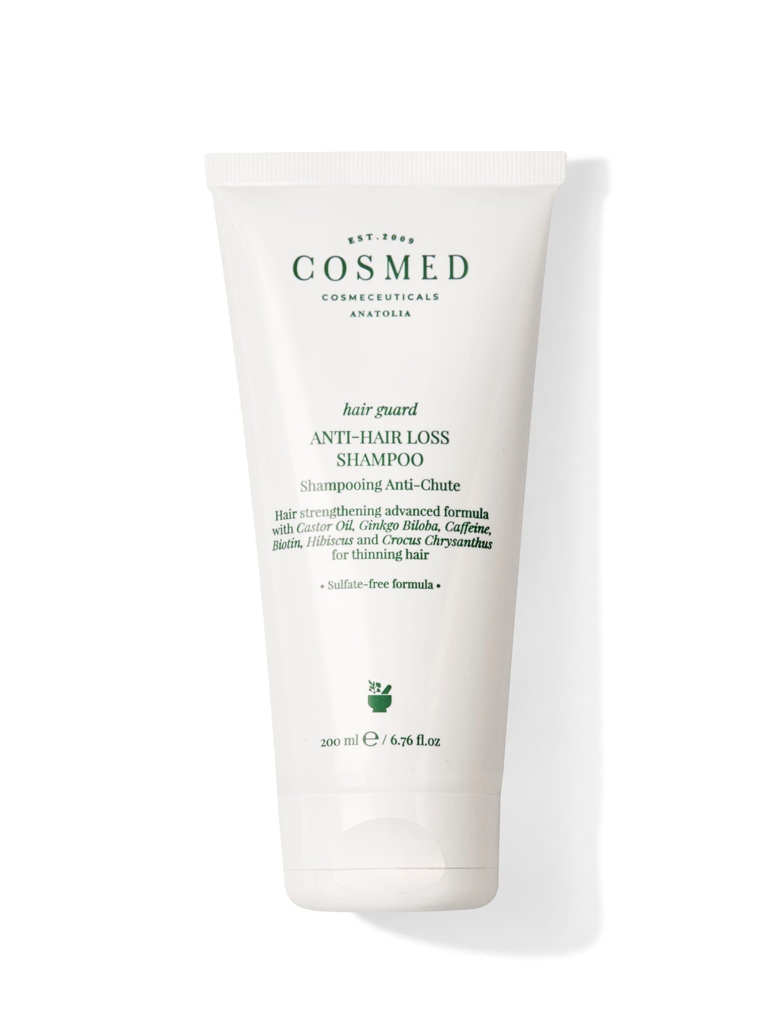 Cosmed Hair Guard Anti Hair Loss Shampoo - Sulfate Free, Salt Free Anti Hair Loss Shampoo 200 ml / 6.8 fl oz