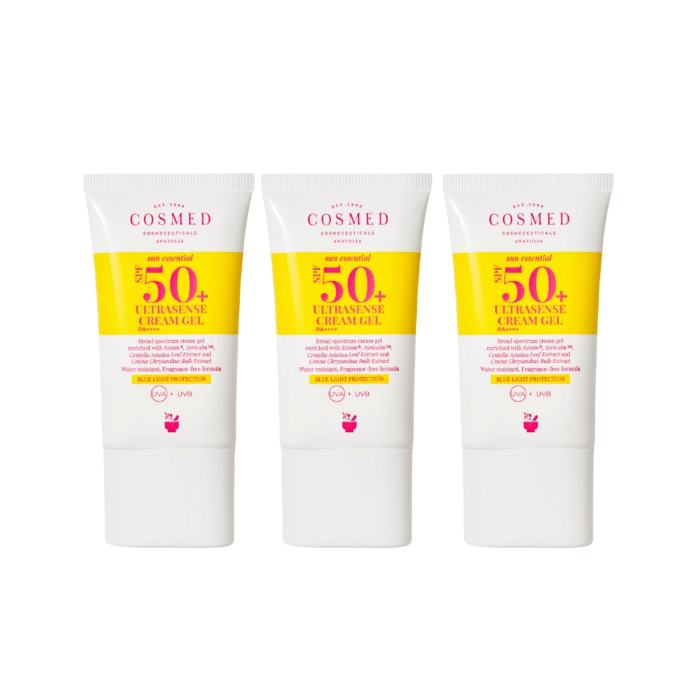 Cosmed Sun Essential - Ultrasense Cream Gel Spf 50+ 40 ml / 1.4 fl oz (3-Pack)
