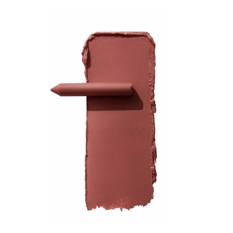 Lip crayon in a twist-up tube, colored in a muted rosy hue.