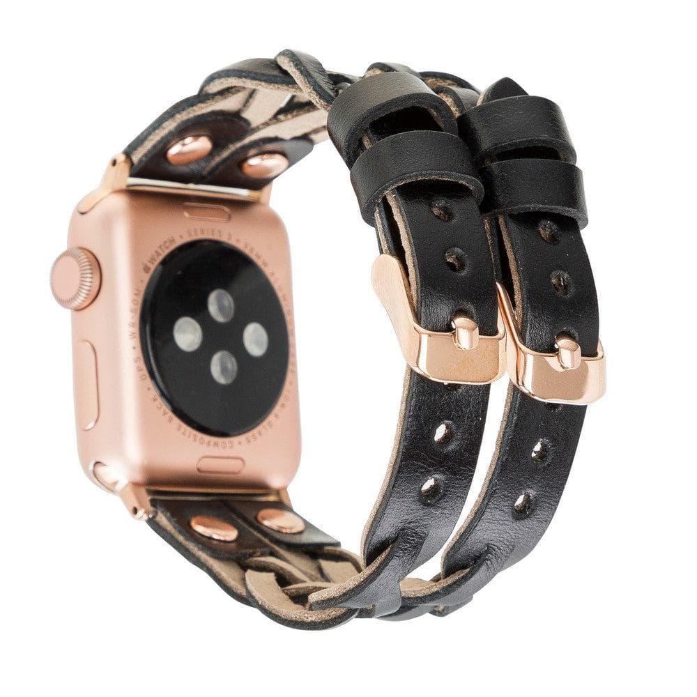 York Leather Apple Watch Double Band