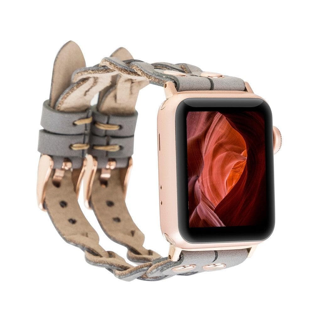 York Leather Apple Watch Double Band