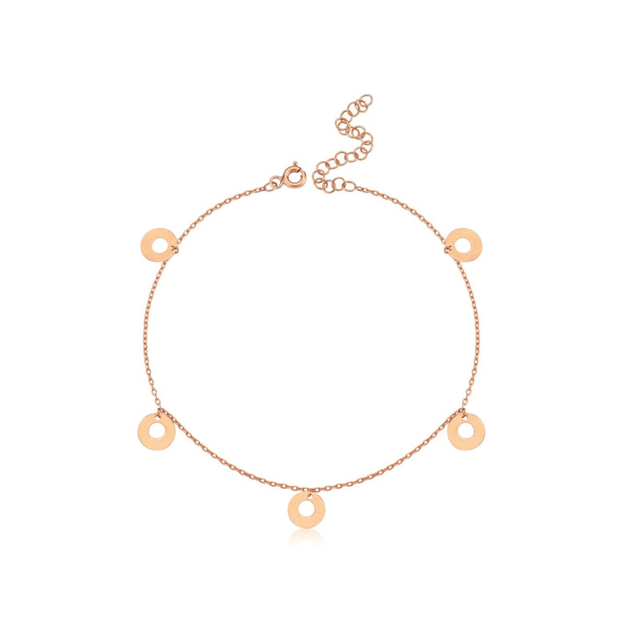 Basic Hoops Rose Gold Bracelet