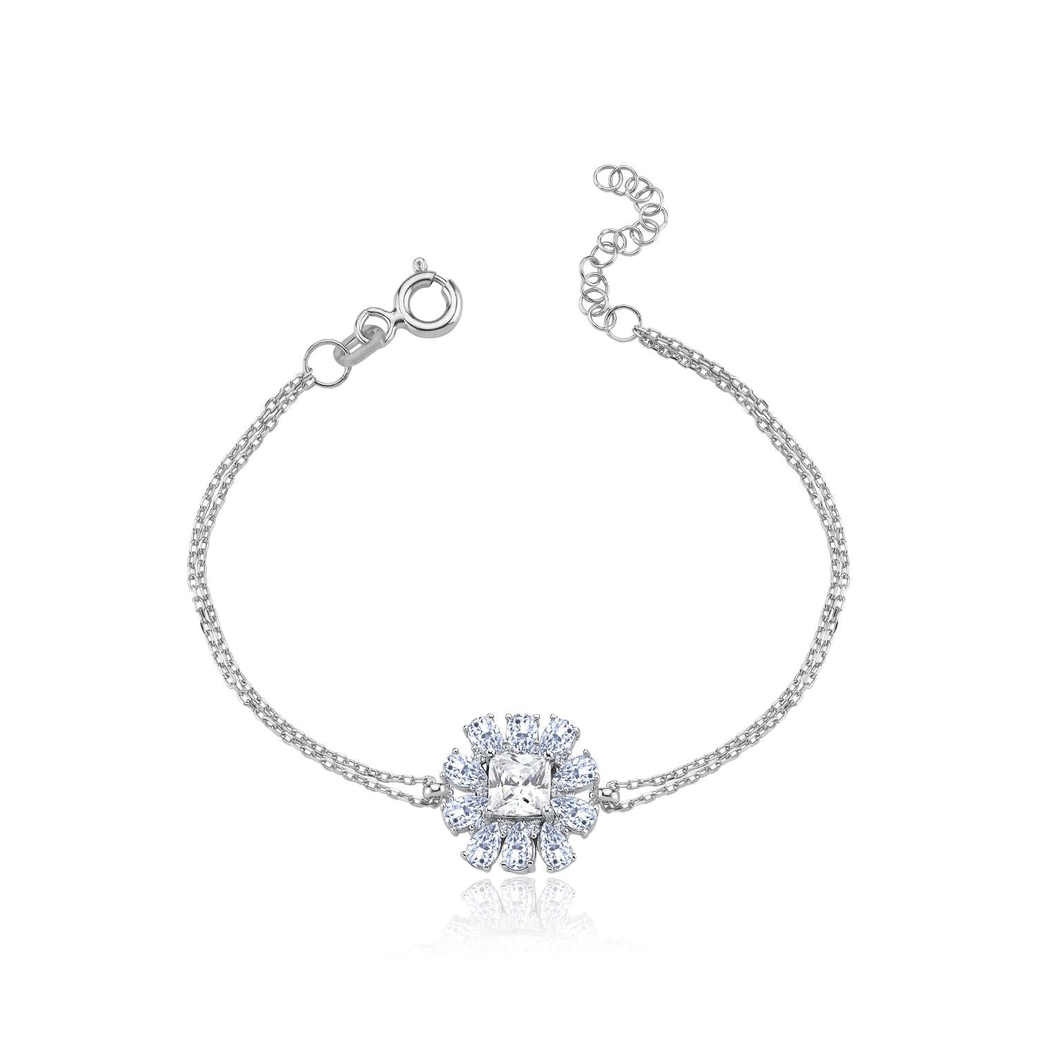 Effective Diamond Milano Dream Silver Bracelet