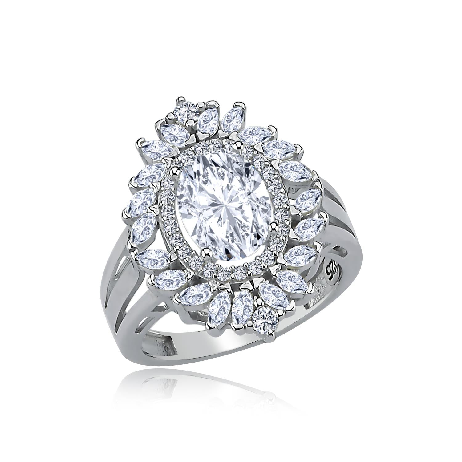 Effective Diamond Venice Dance Sparkling Ring