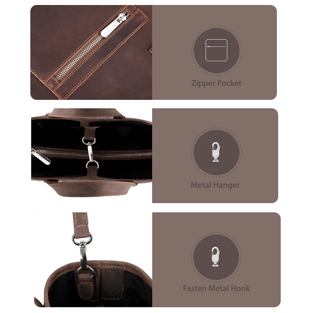 Valetto Leather Tote Bag