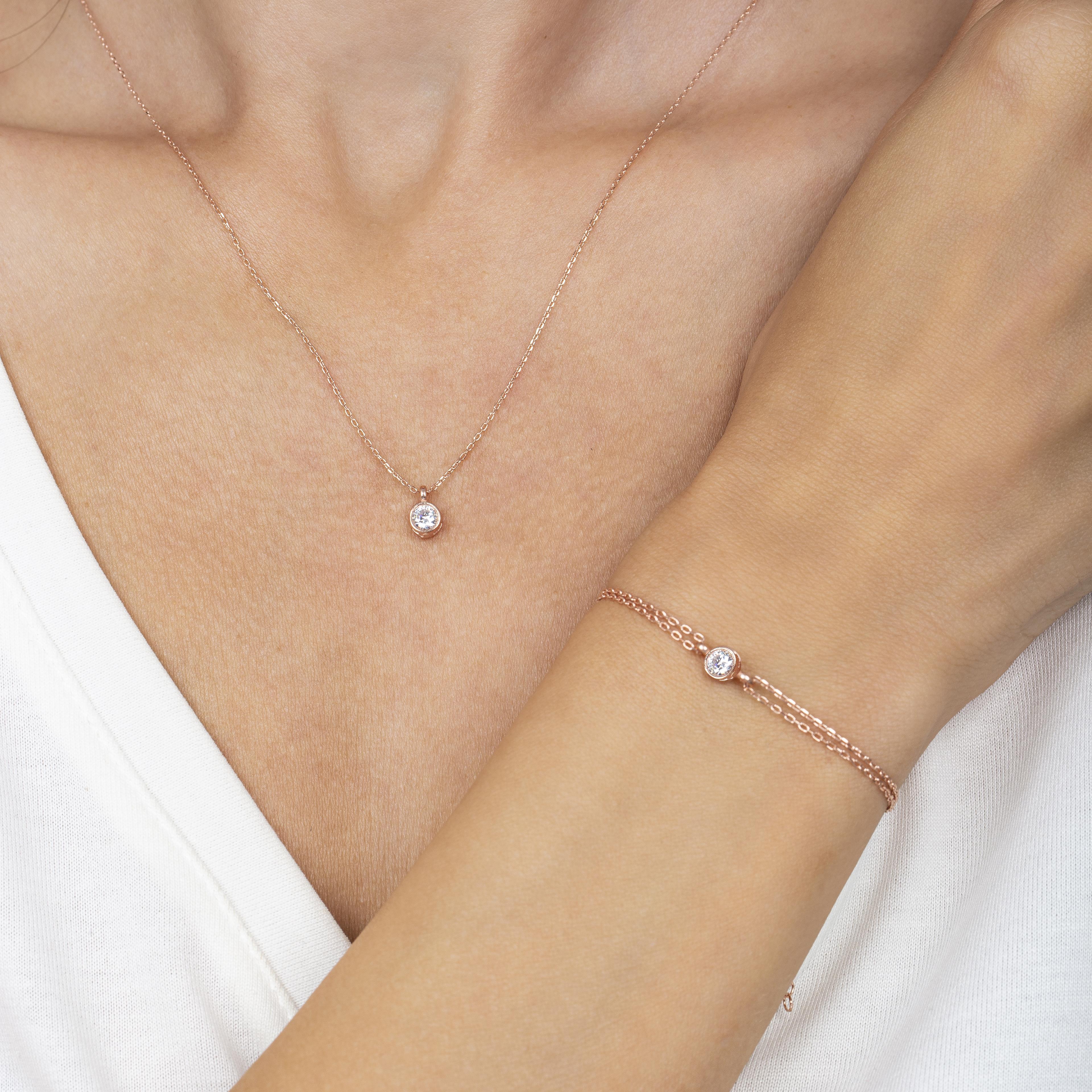 Italian Design Rose Gold Duo Set
