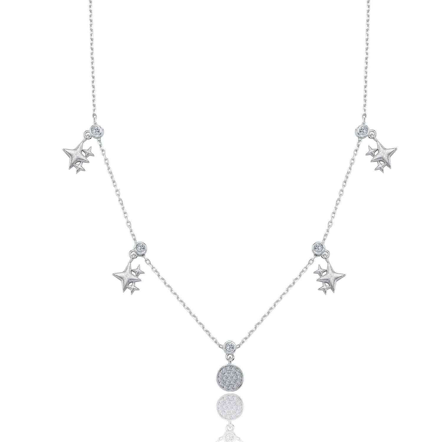 Polar Glow Choker Silver Luck Necklace