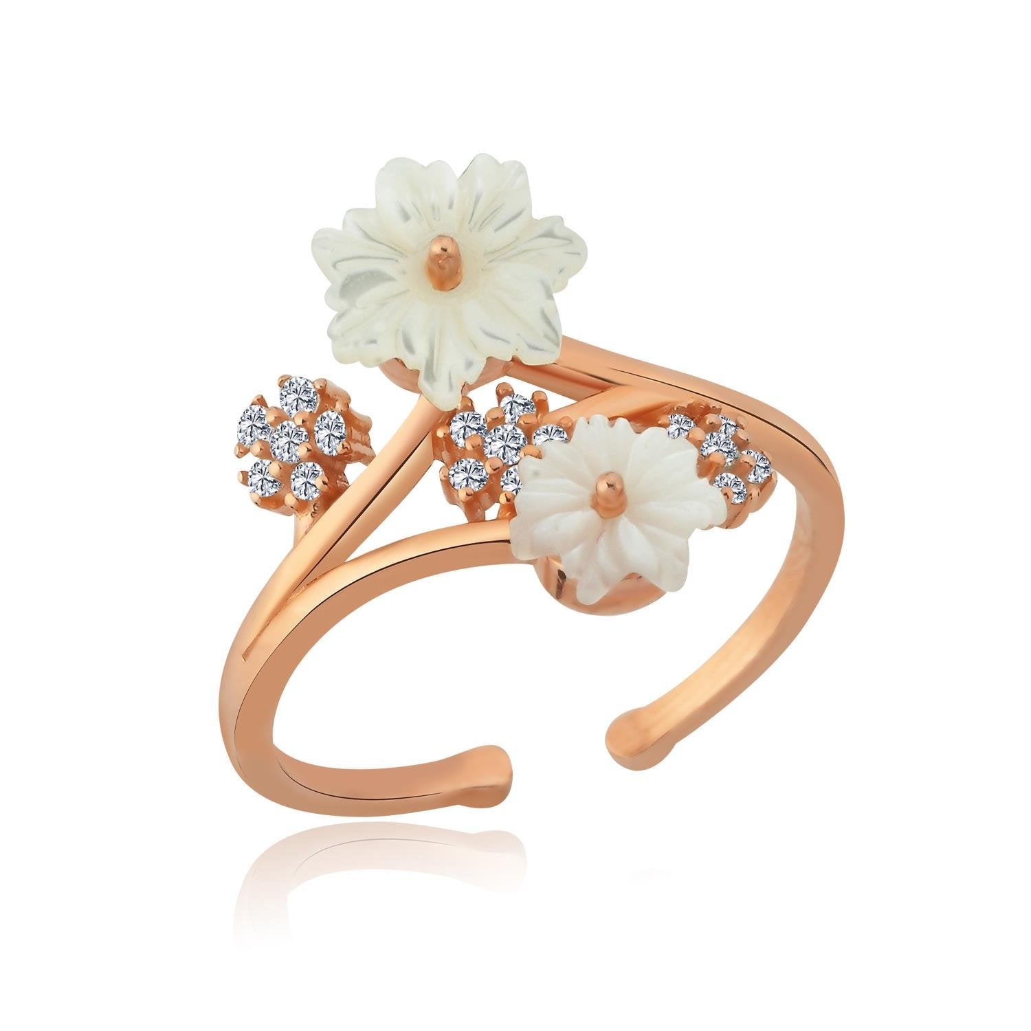 Magnolia Symphony Silver Ring