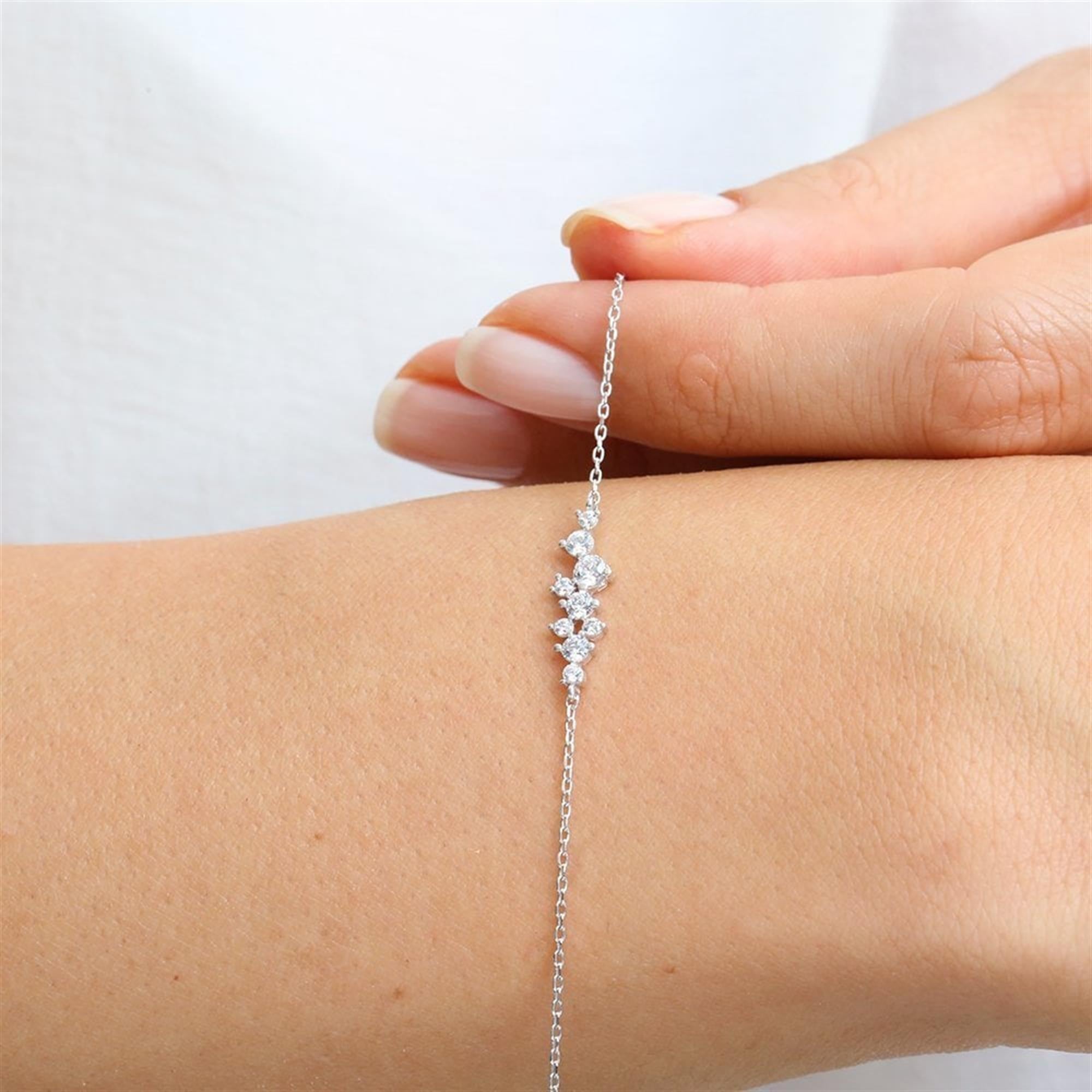 Diamond Asymmetric Sparkle Bracelet