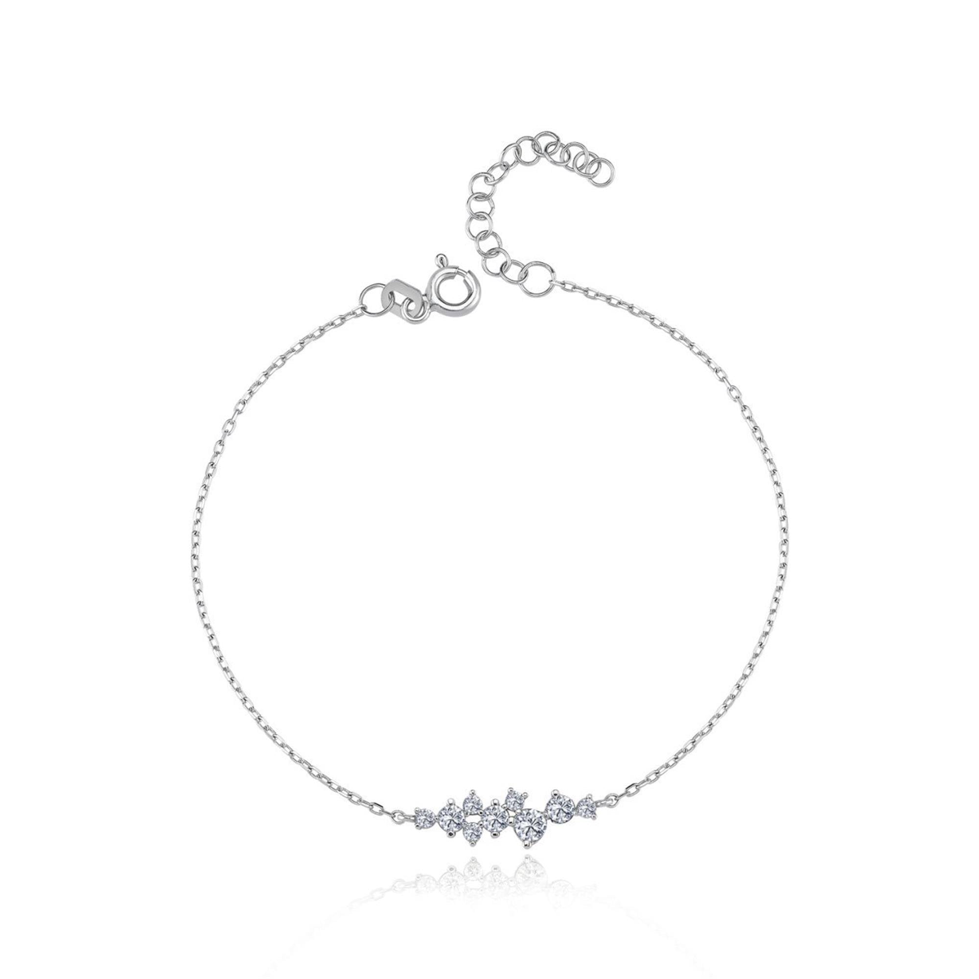 Diamond Asymmetric Sparkle Bracelet